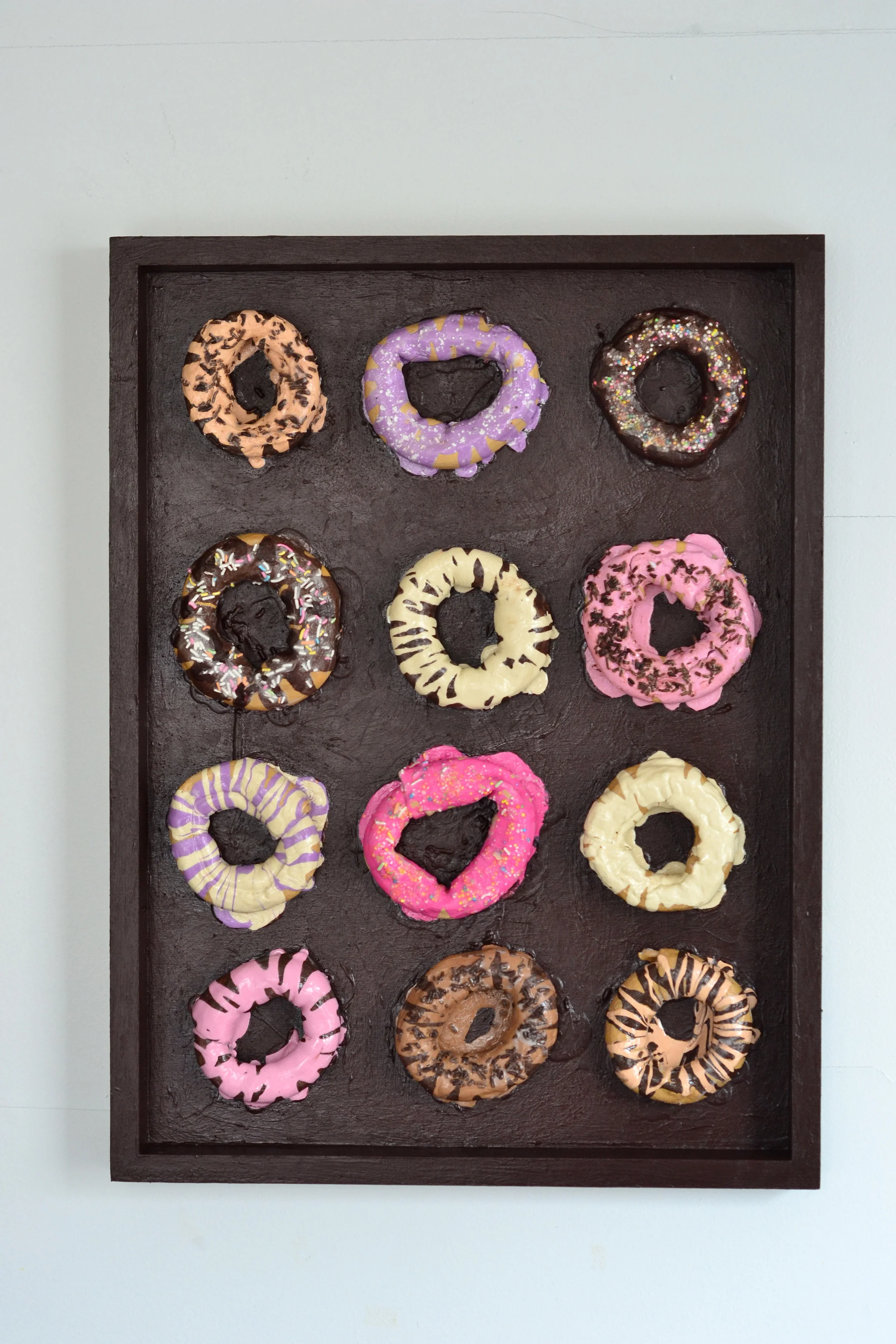 Untitled ( Artisanal Donut Box Painting)