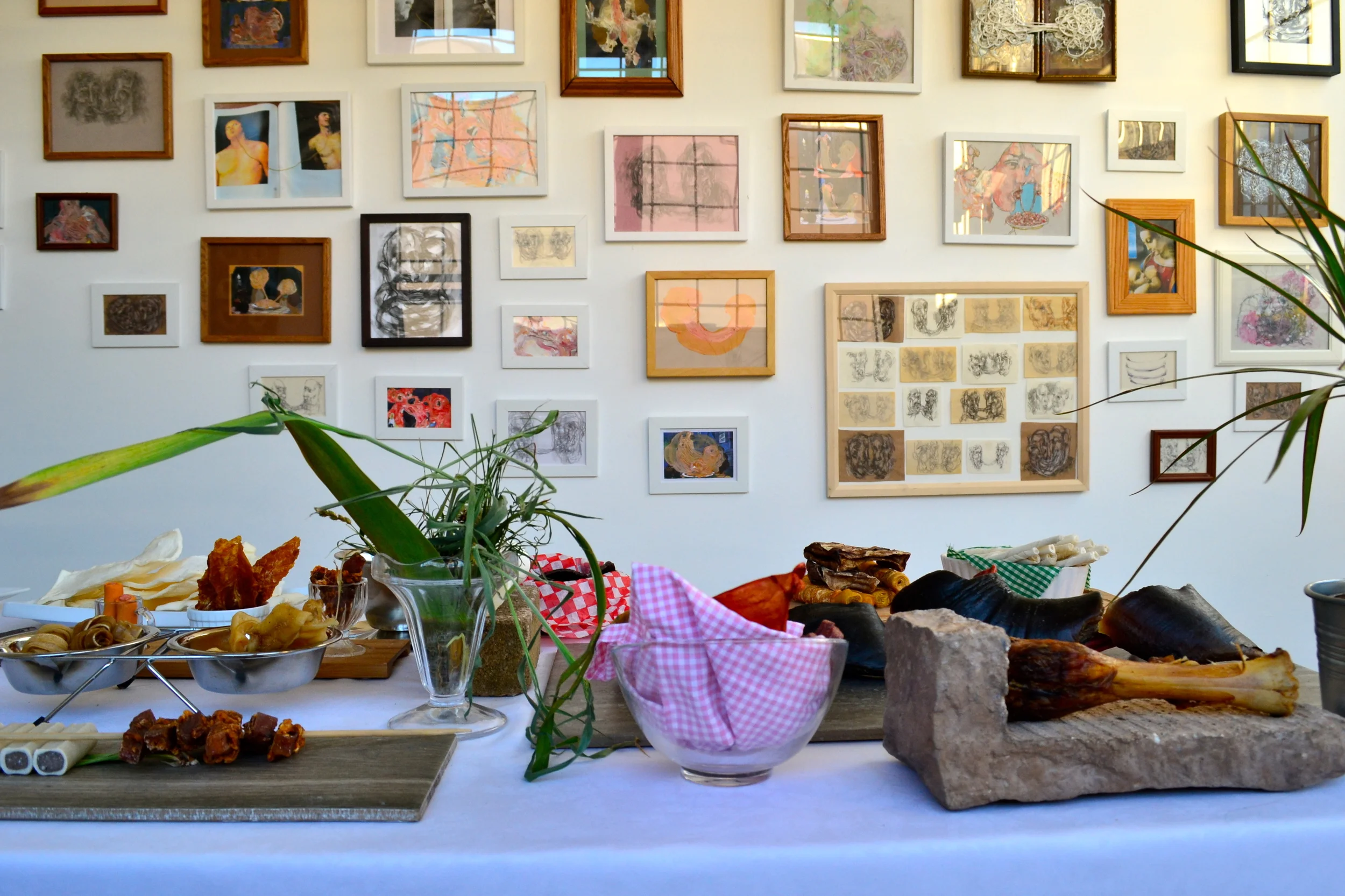 A Dogs' Dinner and What Leaves Us Feed Us