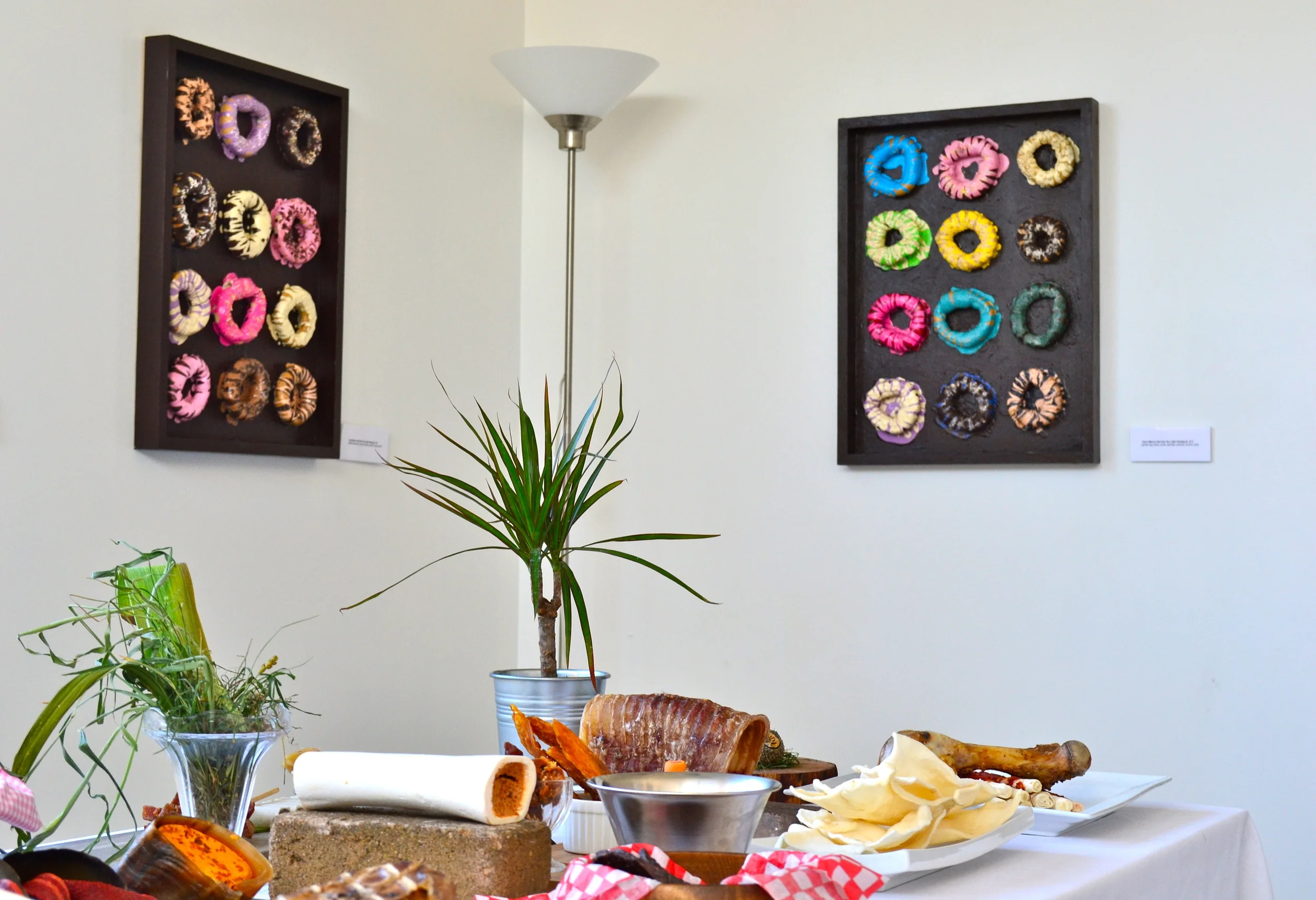 A Dogs' Dinner and I Just Want to Get Over You (Skin Painting I) and I Don't Want to Get Over You (Skin Painting II)