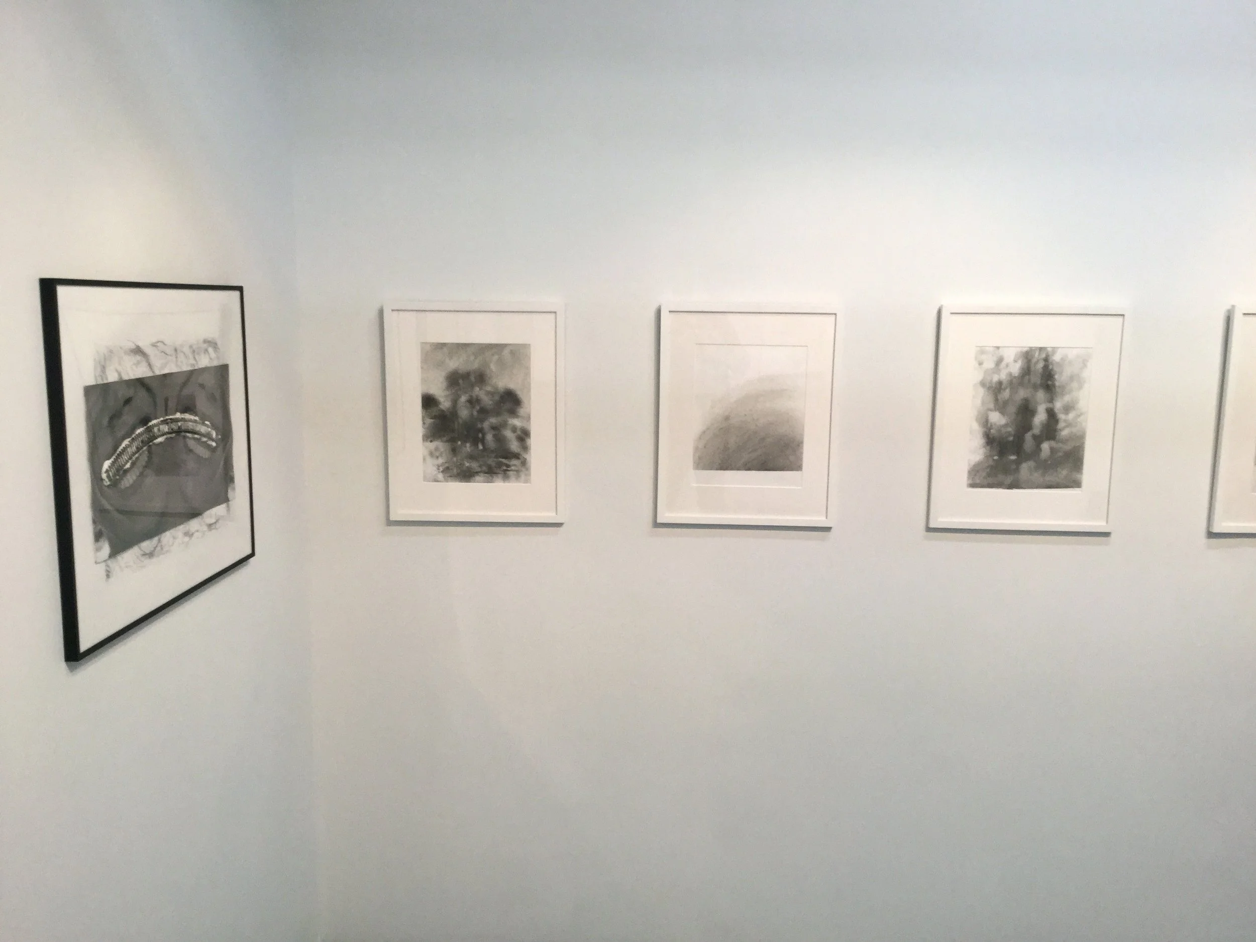 photograph, plaster, lard, toy railway track,2 016 charcoal rubbings on paper, 2016
