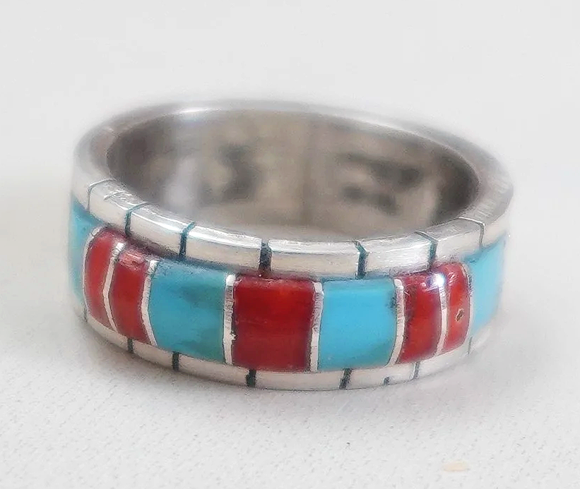 zuni-coral-turquoise-channel-inlay-silver-ring-band-lucio-1076R-.png