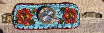 Vintage Beaded Watch Black Crystal Beaded Watch by Chicos Vintage Bling - Etsy main image 4