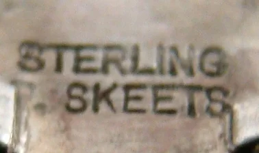 Item #804K- Navajo Orange Spiny Oyster Decorative Sterling Silver