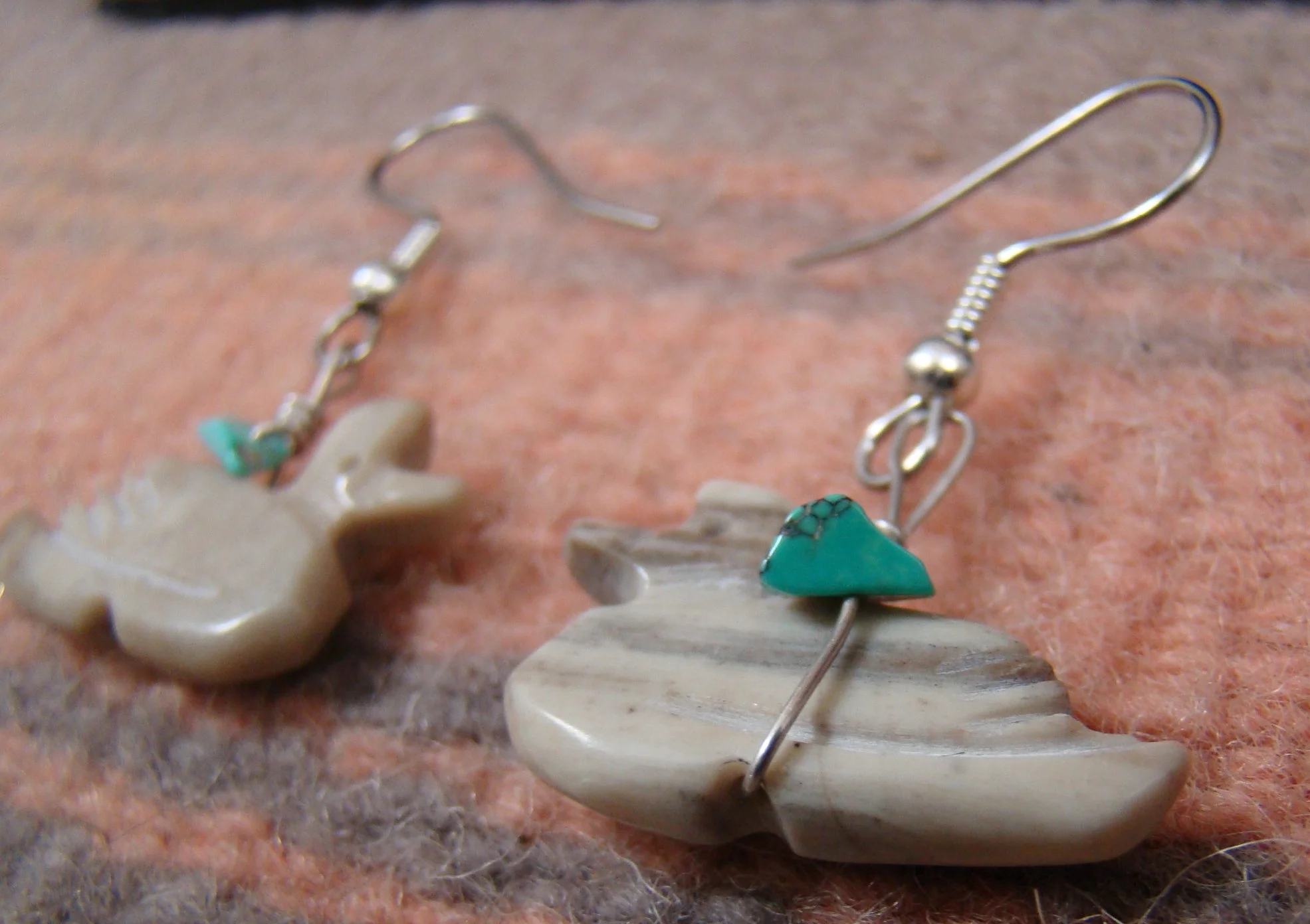 zuni-carved-jasper-duck-turquoise-fetish-earrings1.JPG