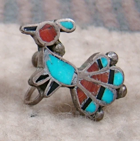 Indian Jewelry/Vintage Planeイーグルスプーン Vintage Zuni Eagle Pendant – Sedona Indian Jewelry