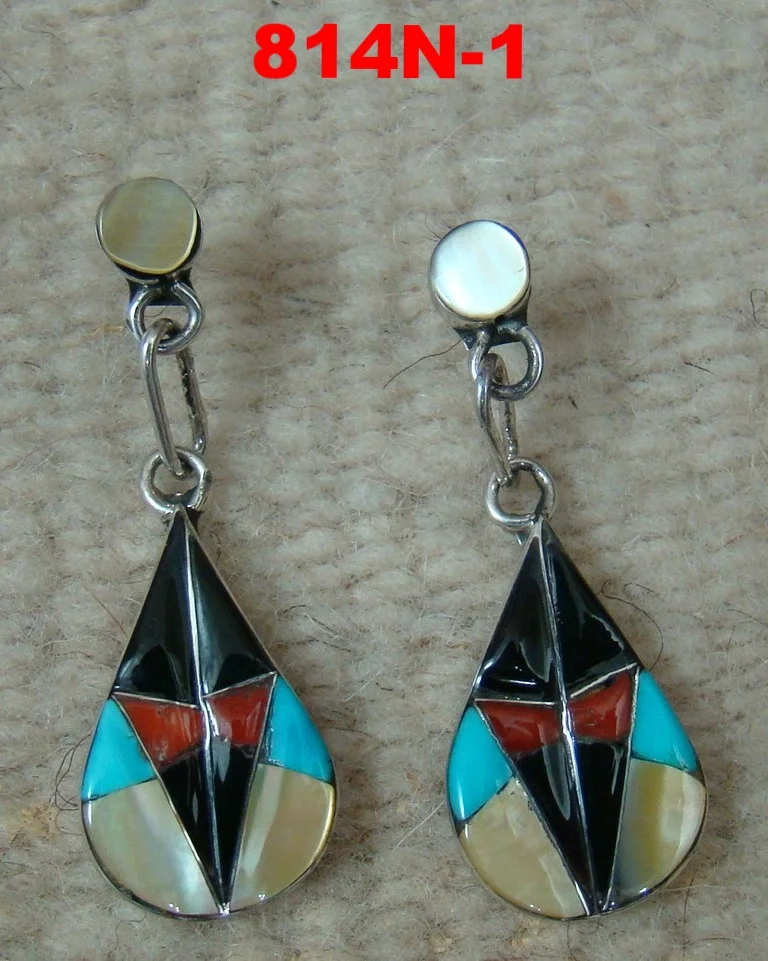 814N-zuni-multi-stone-inlay-teardrop-earrings-R-Kallestewa-1.JPG