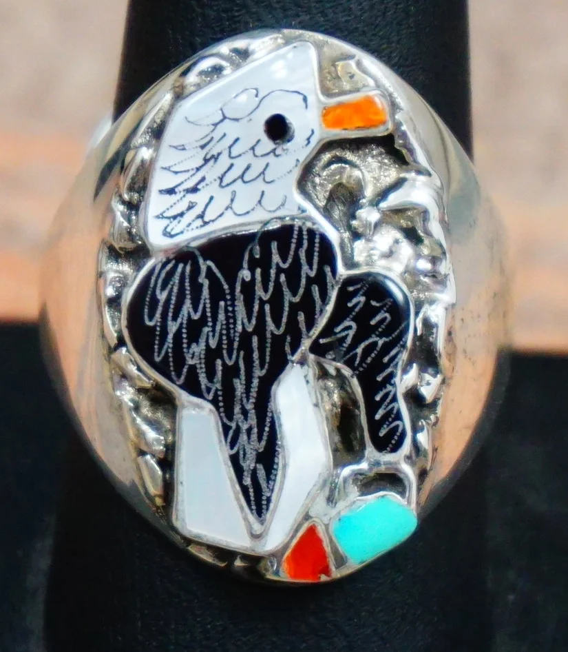 large-zuni-multistone-inlay-eagle-cast-ring-1.JPG