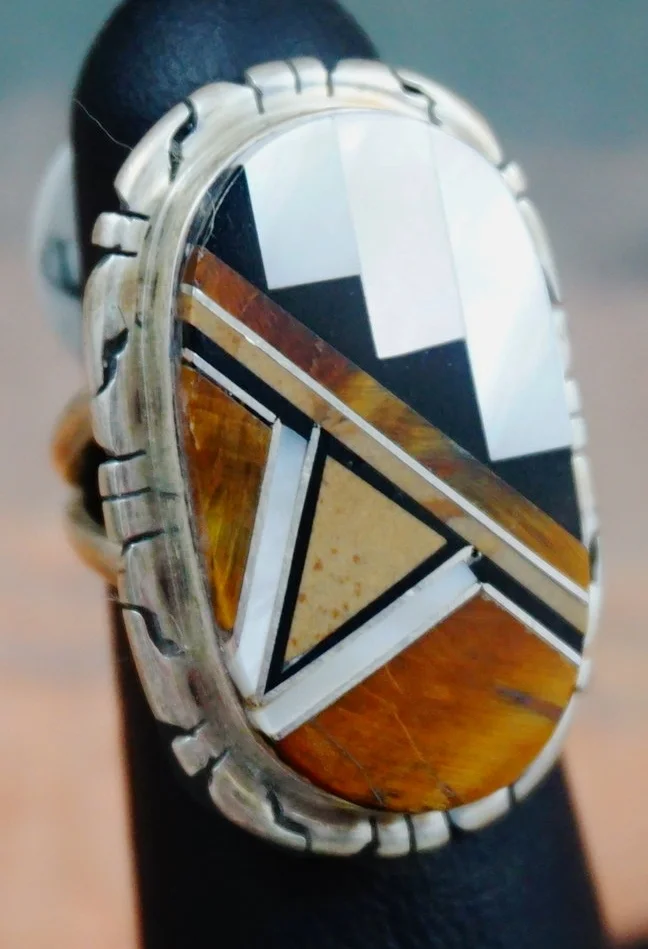 large-navajo-brown-white-stone-inlay-ring.JPG