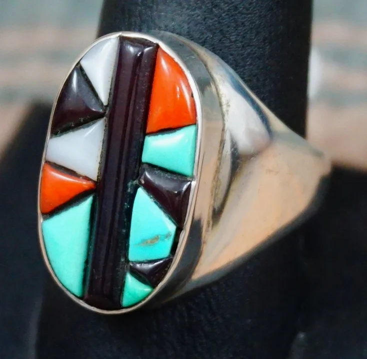 zuni-vintage-multistone-geometrical-inlay-ring-1.JPG