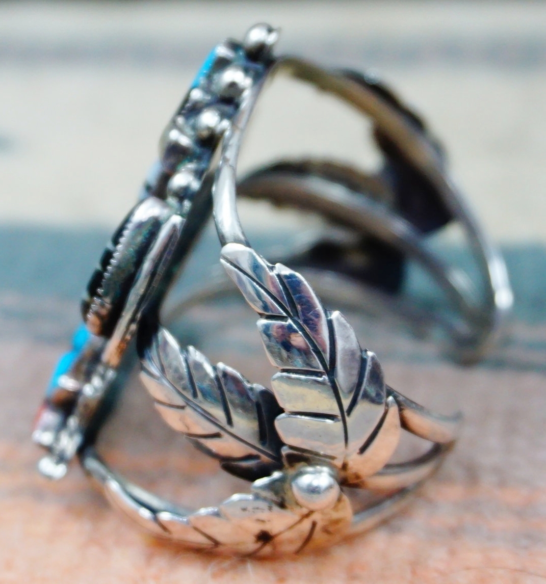 ‌vintage-zuni-multistone-inlay-knifewing-silver-bracelet-ring-set-831A-2.JPG