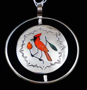 Zuni reversible Pendant E.T BOOQUA
