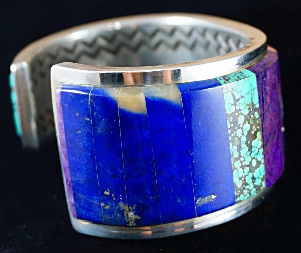 large-navajo-multistone-multicolor-iinlay-bracelet-cuff-2.JPG