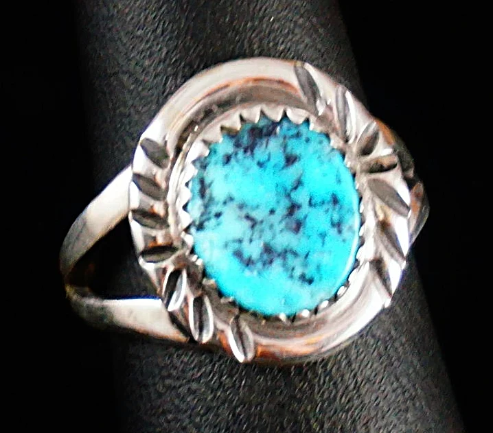 Women's Native Authentic Turquoise Rings- EAGLE ROCK TRADING POST ...