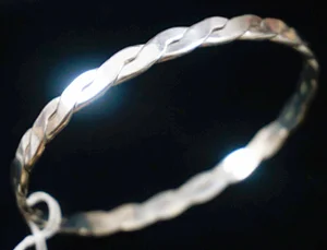 Item # 565P-Lg Mexican Hammered Twisted Sterling Silver Wire