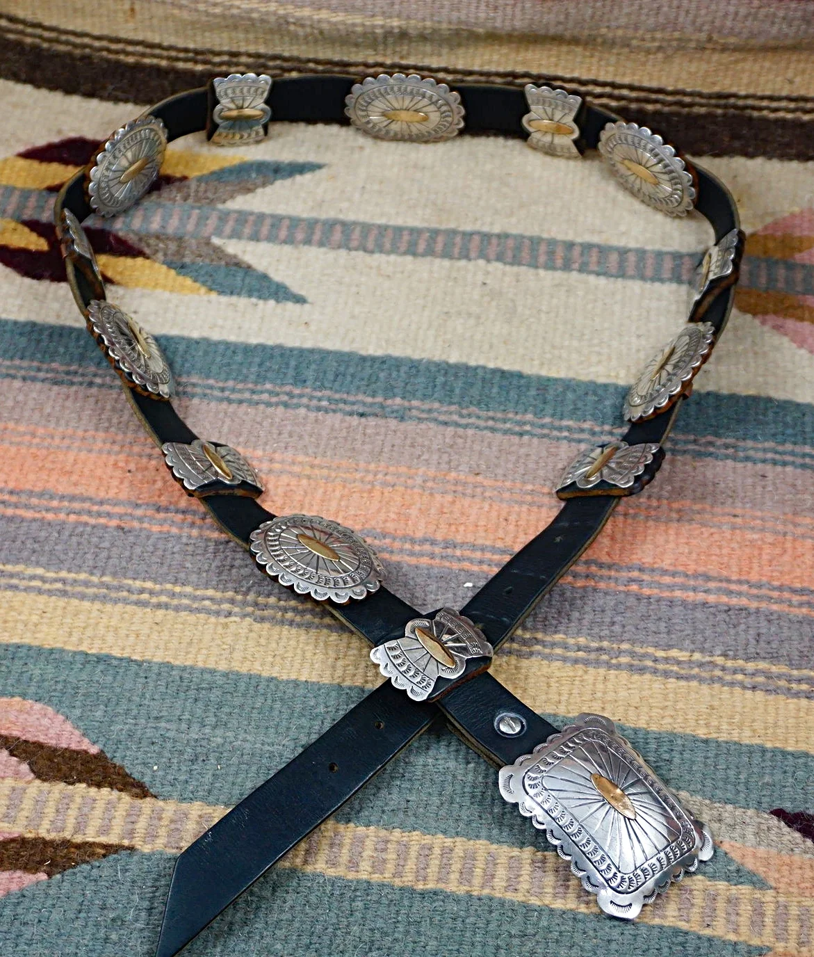Native American SilverGoldBrass Concho Belts EAGLE ROCK TRADING POSTNative American Jewelry