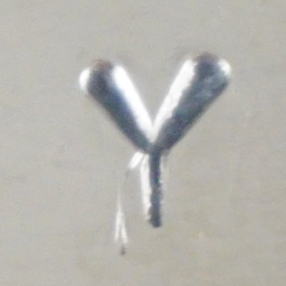 Item #863T- Navajo Multistone Geometrical Inlay Silver Money Item #863T- Navajo Multistone Geometrical Inlay Silver Money
