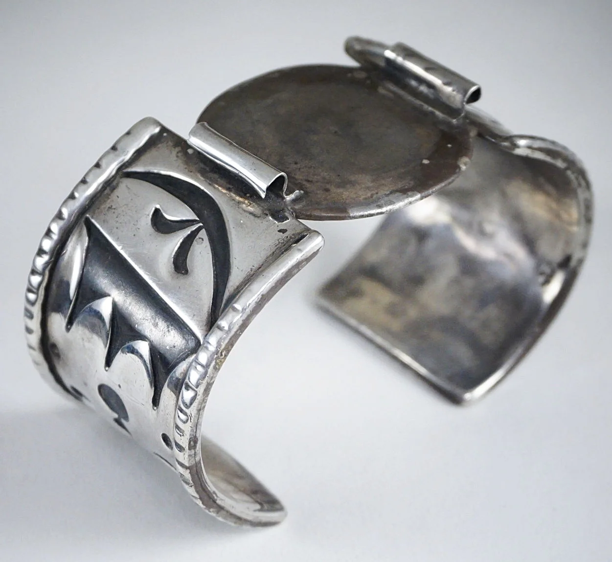 sterling silver cuff watch