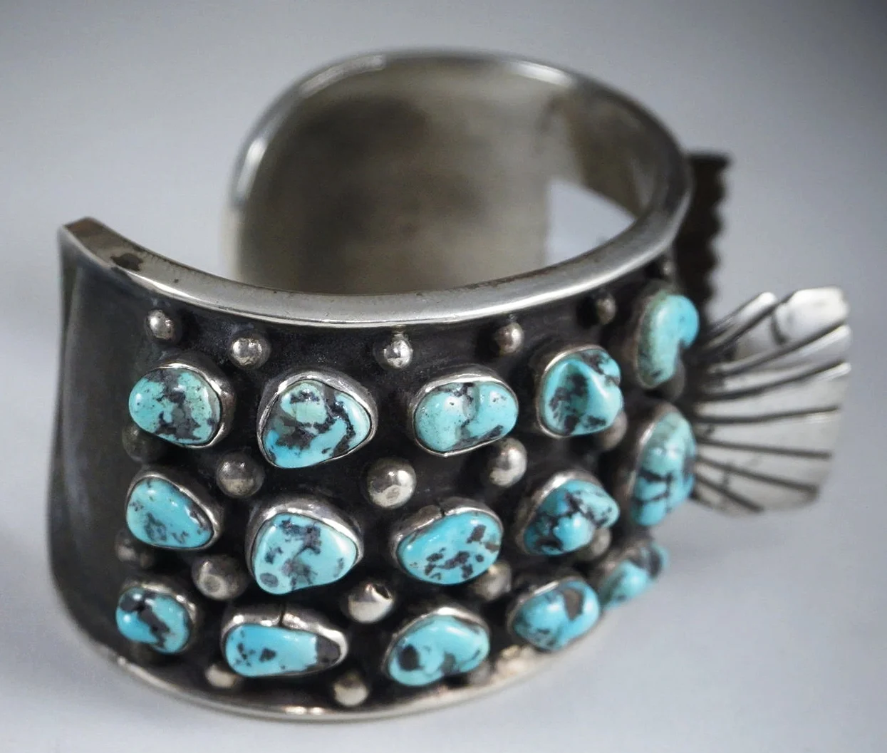 womens-vintage-navajo-turquoise-cluster-silver-watch-cuff-1.JPG