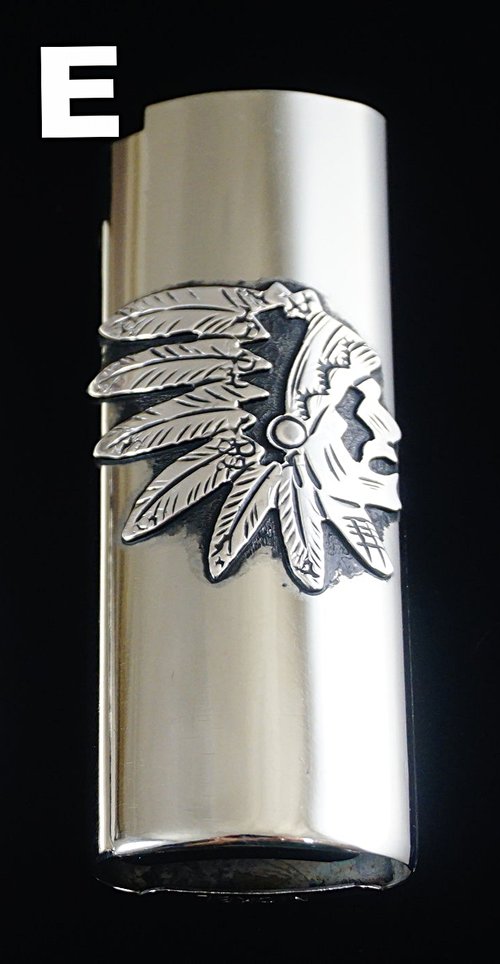 Item #880X- Navajo Silver Overlay Decorative Lighter Cases by