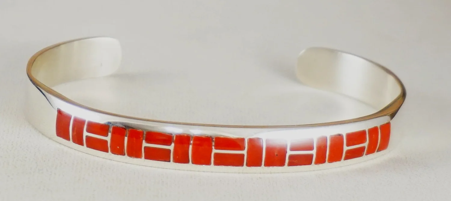 zuni-coral-brick-inlay-silver- 