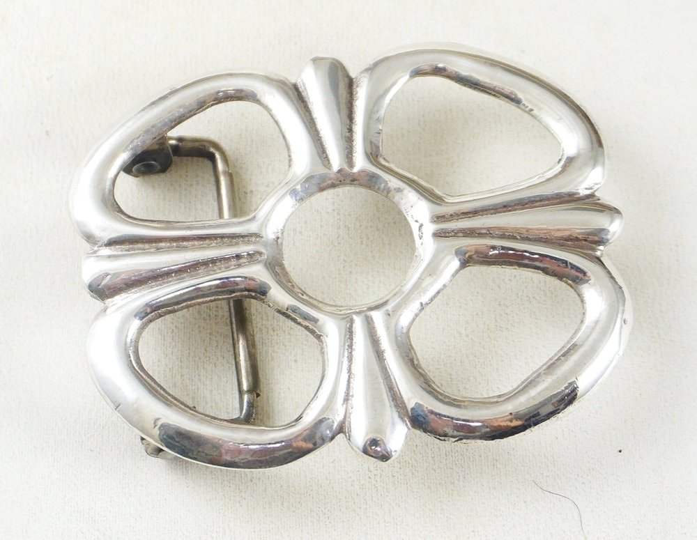 vintage-navajo-silver-sandcast  display picture 1