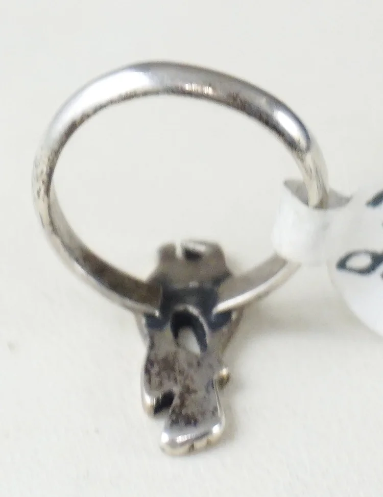 Vintage Navajo Turquoise Roadrunner Rings —Women's Turquoise Rings