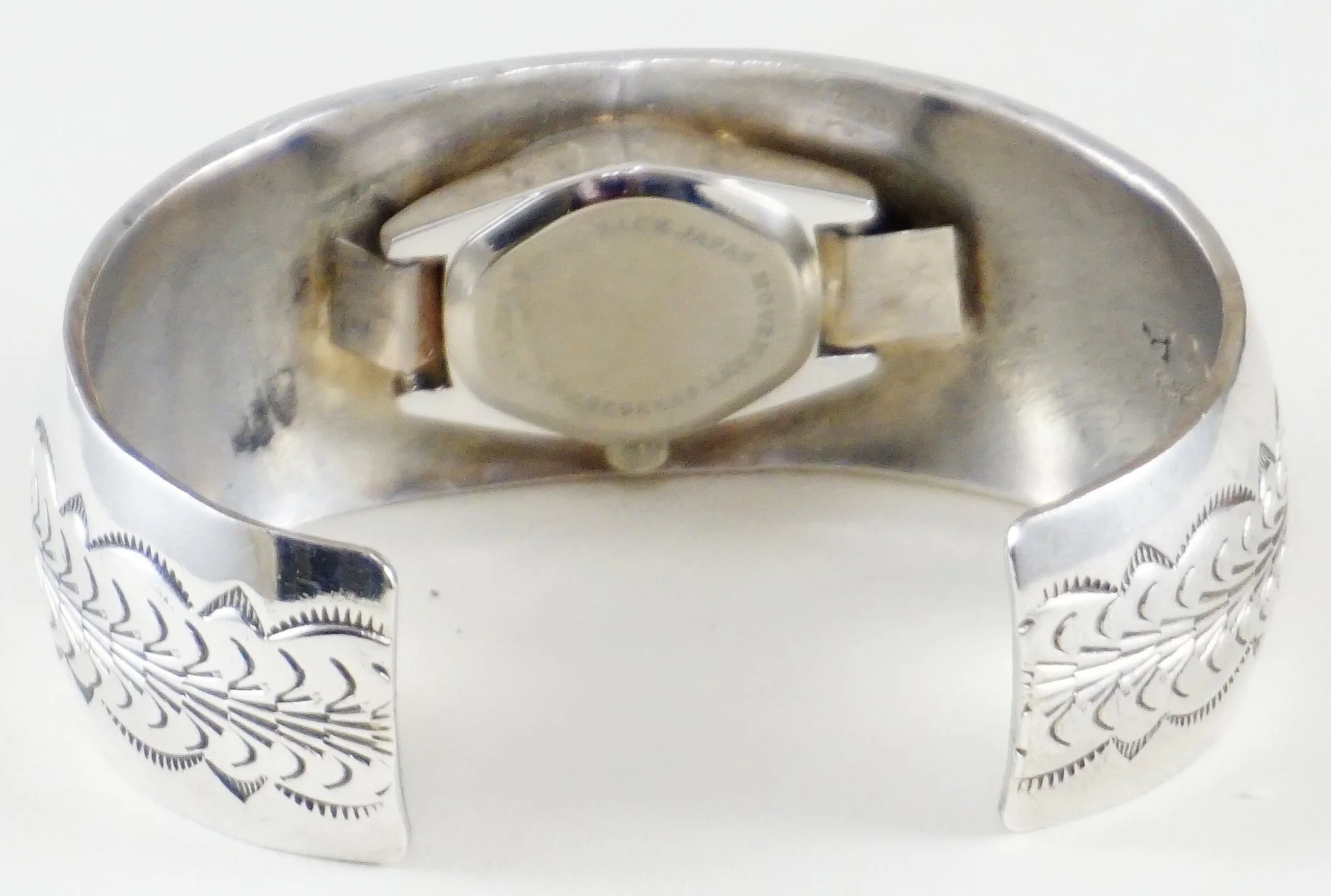 sterling silver cuff watch