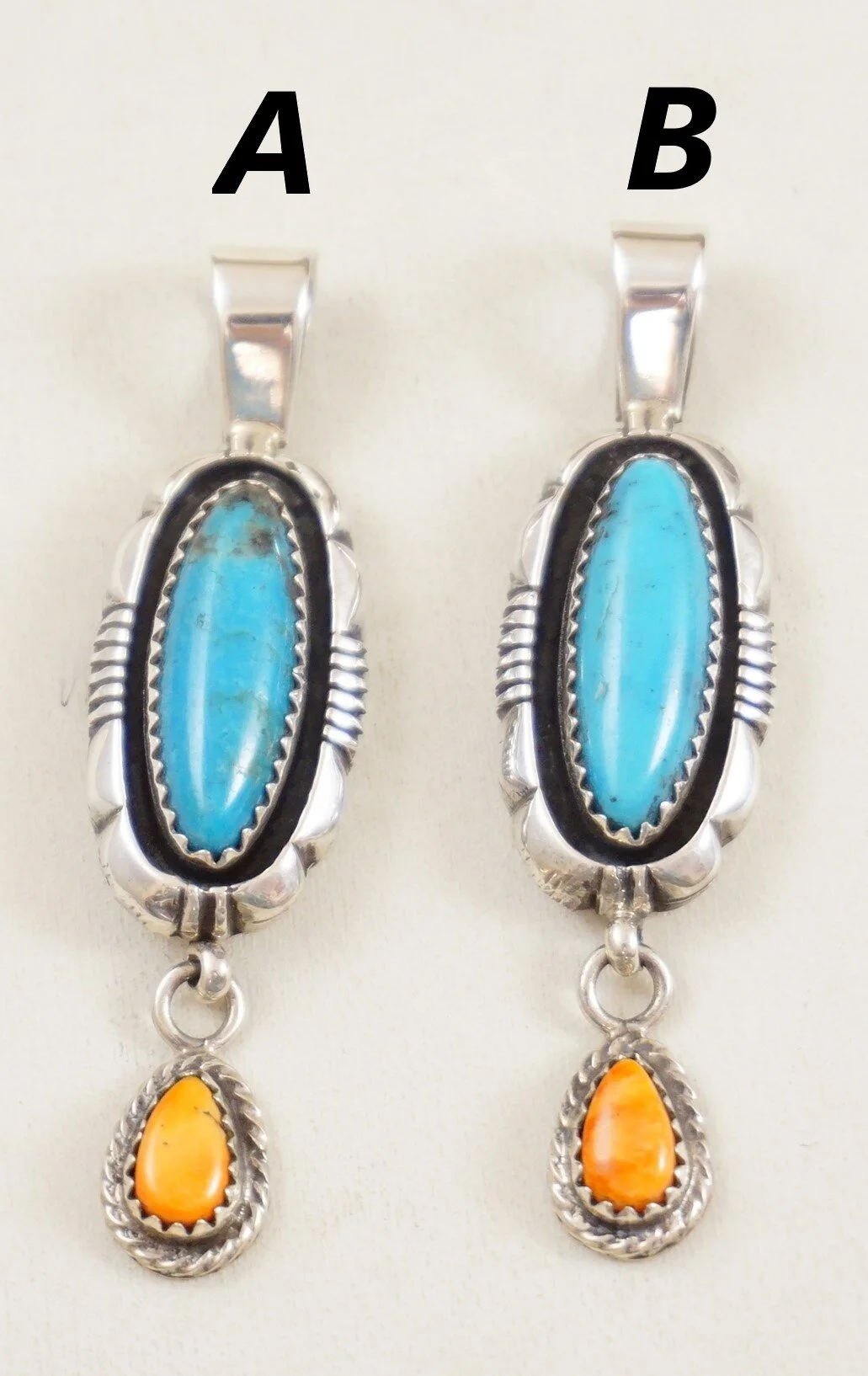 navajo-kingman-turquoise-orange-spiny-oyster-sterling-silver-pendant-yazzie-928M.jpg