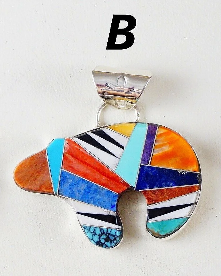 navajo-multi-color-stone-channel-inlay-sterling-silver-spirit-bear-pendant-mccray.jpg
