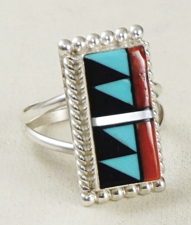Women's Native American Jewelry ~ Women's Multi Stone Rings