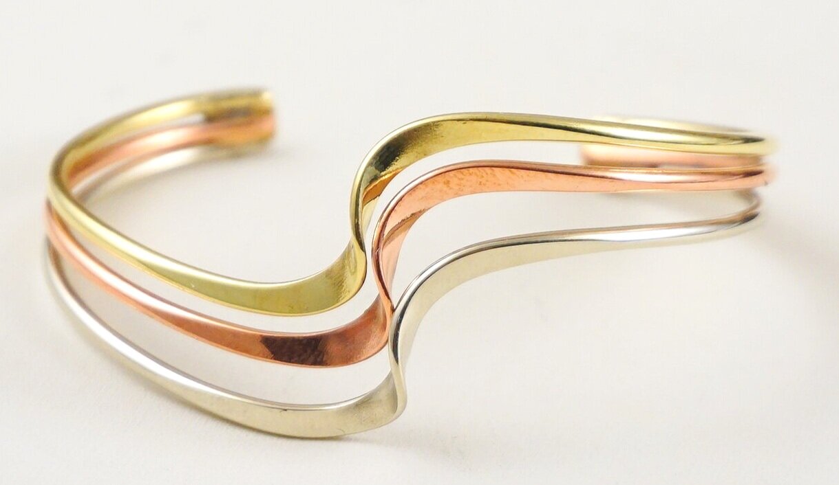 Top more than 89 copper brass silver bracelet - POPPY