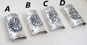 Item #994Z- Large Navajo Symbols Stamped Decorative Repousse  display picture 2