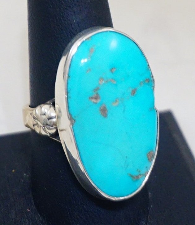 Authentic Native Men's Turquoise Rings- EAGLE ROCK TRADING POST-Native ...