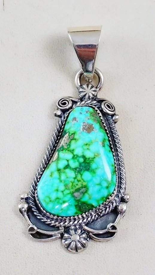 navajo-sonoran-gold-turquoise-sterling-silver-sun-buttons-scrolls-pendant-circle-jw-1008H.jpg