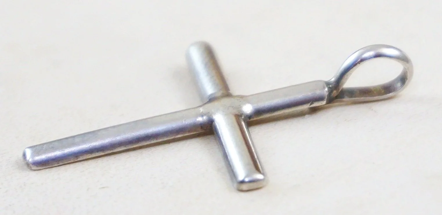 アクセサリー vintage 40s Indian jewelry cross pendant American Indian Cross 2 1/4