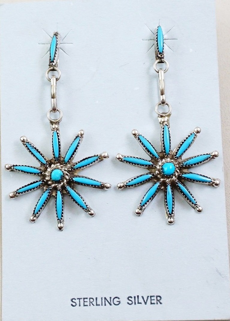 zuni-turquoise-needlepoint-sun-flower-sterling-silver-dangle-earrings-1024W.jpg