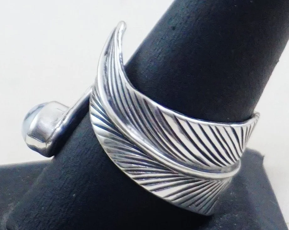 navajo-white-buffalo-sterling-silver-feather-wrap-ring-ott-1025T-1.jpg