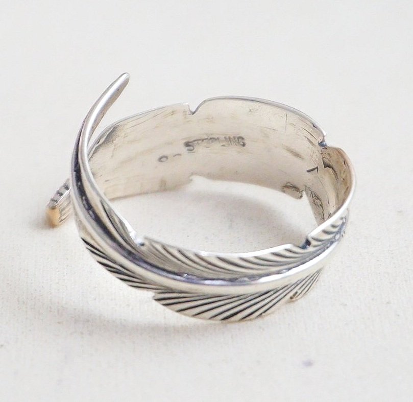 Women's Turquoise Feather Wrap Ring —Women's Turquoise Rings ~ Women's ...