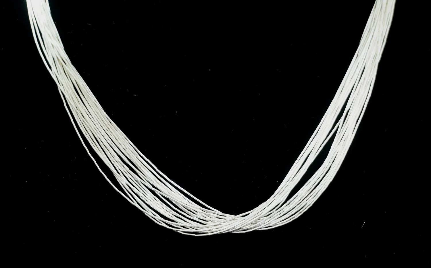Navajo Liquid Silver Necklace —Men