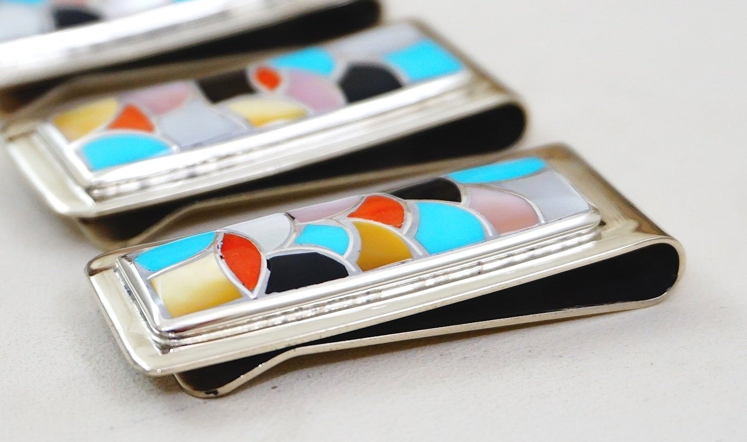 Vintage mosaic money clip Edie Vintage Money Clip | Stone Cooper - Handmade Vintage  main image 4