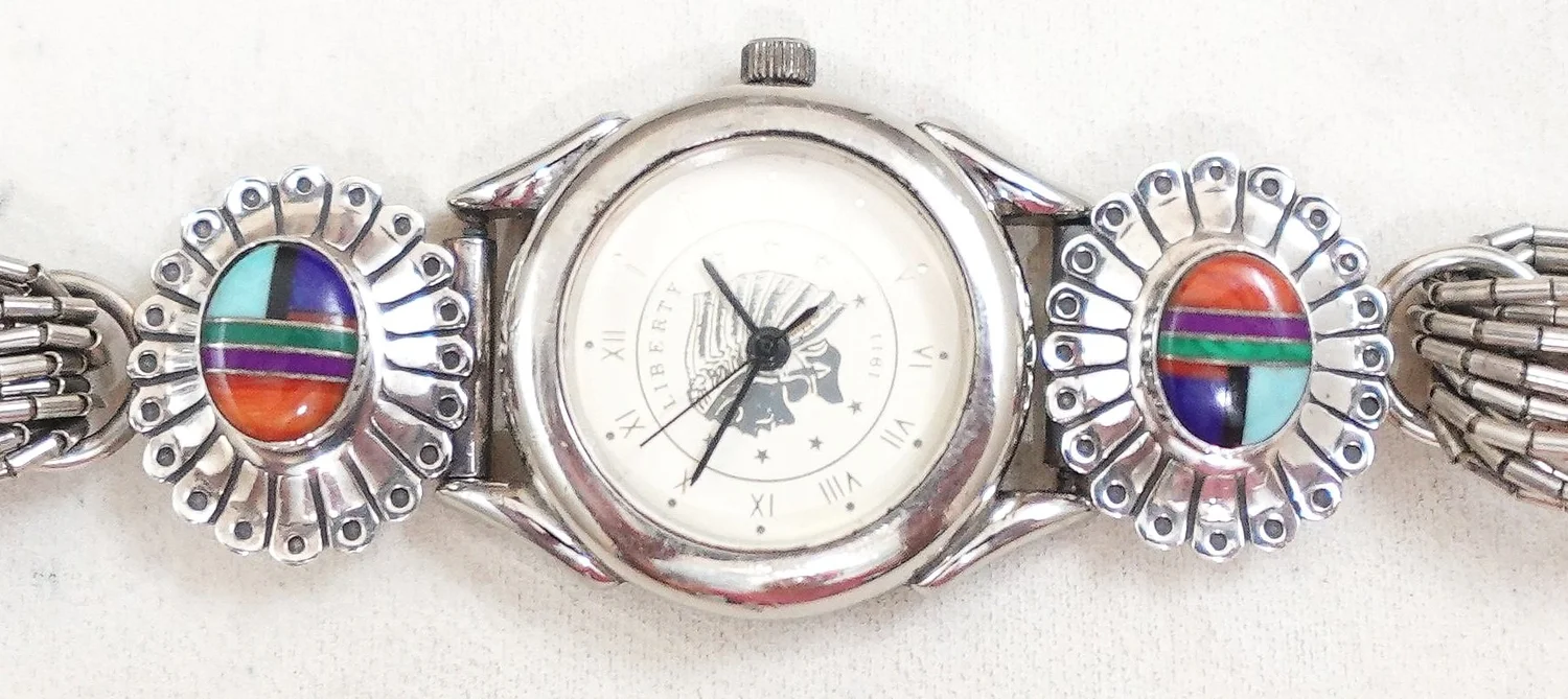 La Express West Quartz Turquoise Southwest Beaded Watch Womens New Battery Boho Express Wristwatches with Vintage for sale - eBay main image 2
