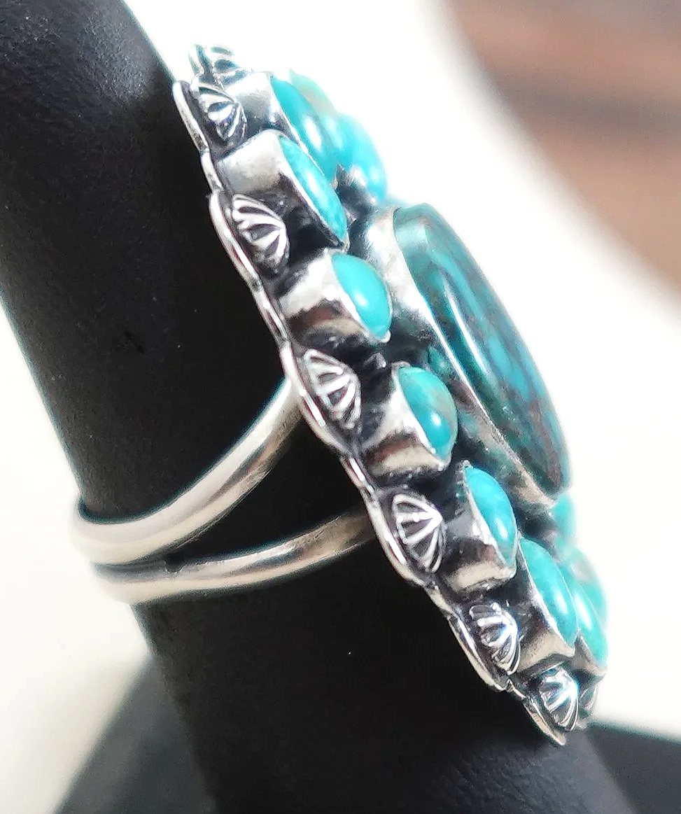 womens-navajo-turquoise-cluster-silver-ring-teller-sz-7-1071T-1.png