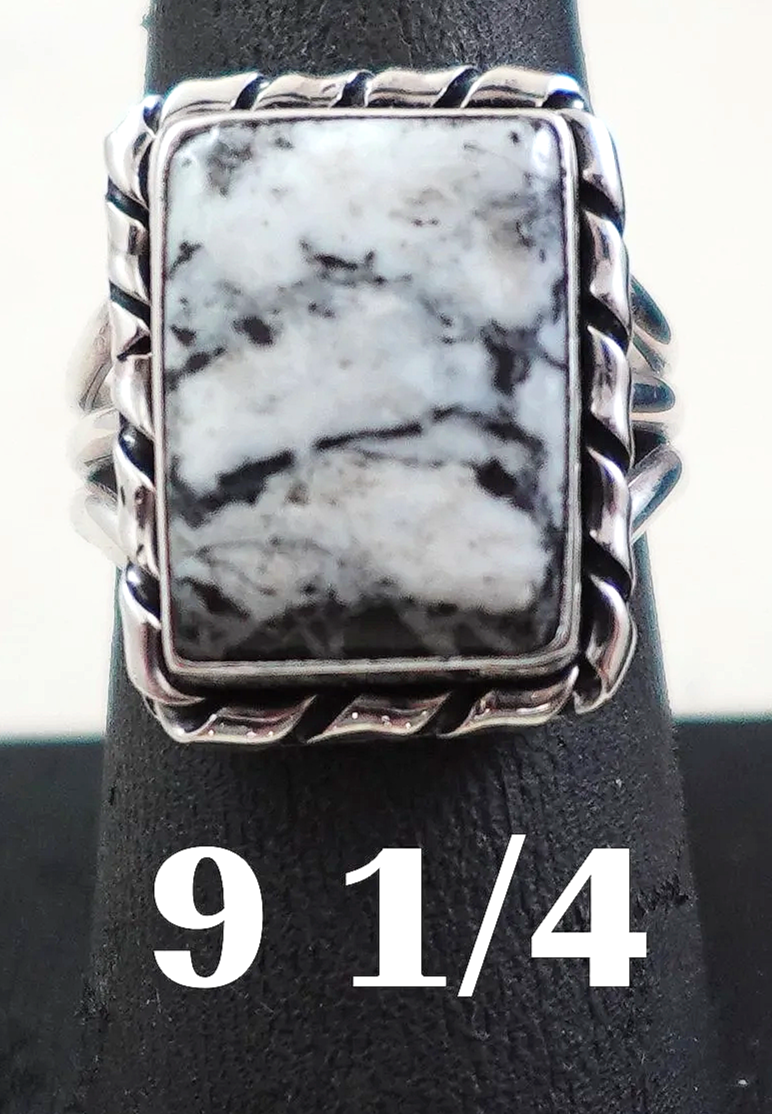 navajo-rectangle-white-buffalo-silver-rings-1076B-9.25.png