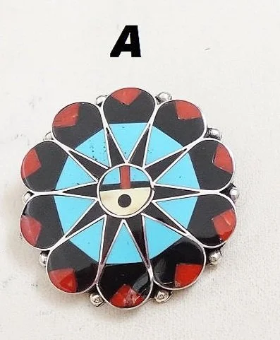 zuni-multi-stone-inlay-sunface-sun-feathers-silver-pin-pendant-gasper-1065E-4.jpg