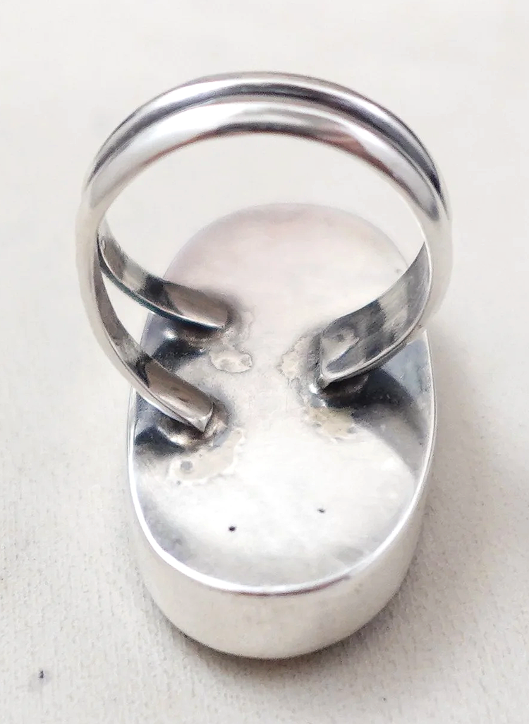navajo sterling silver ring ess 刻印 navajo sterling silver ring ess 刻印 Sz 9.5 ~ Vintage Native