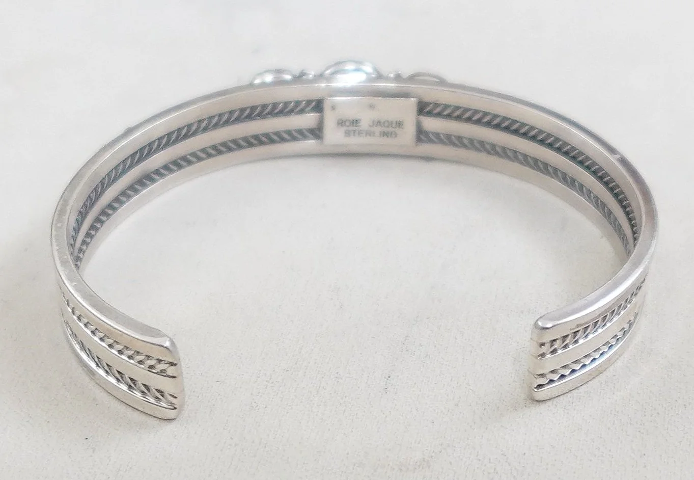 navajo-lapis-cluster-sterling-silver-bracelet-jaque-1065W-3.jpg