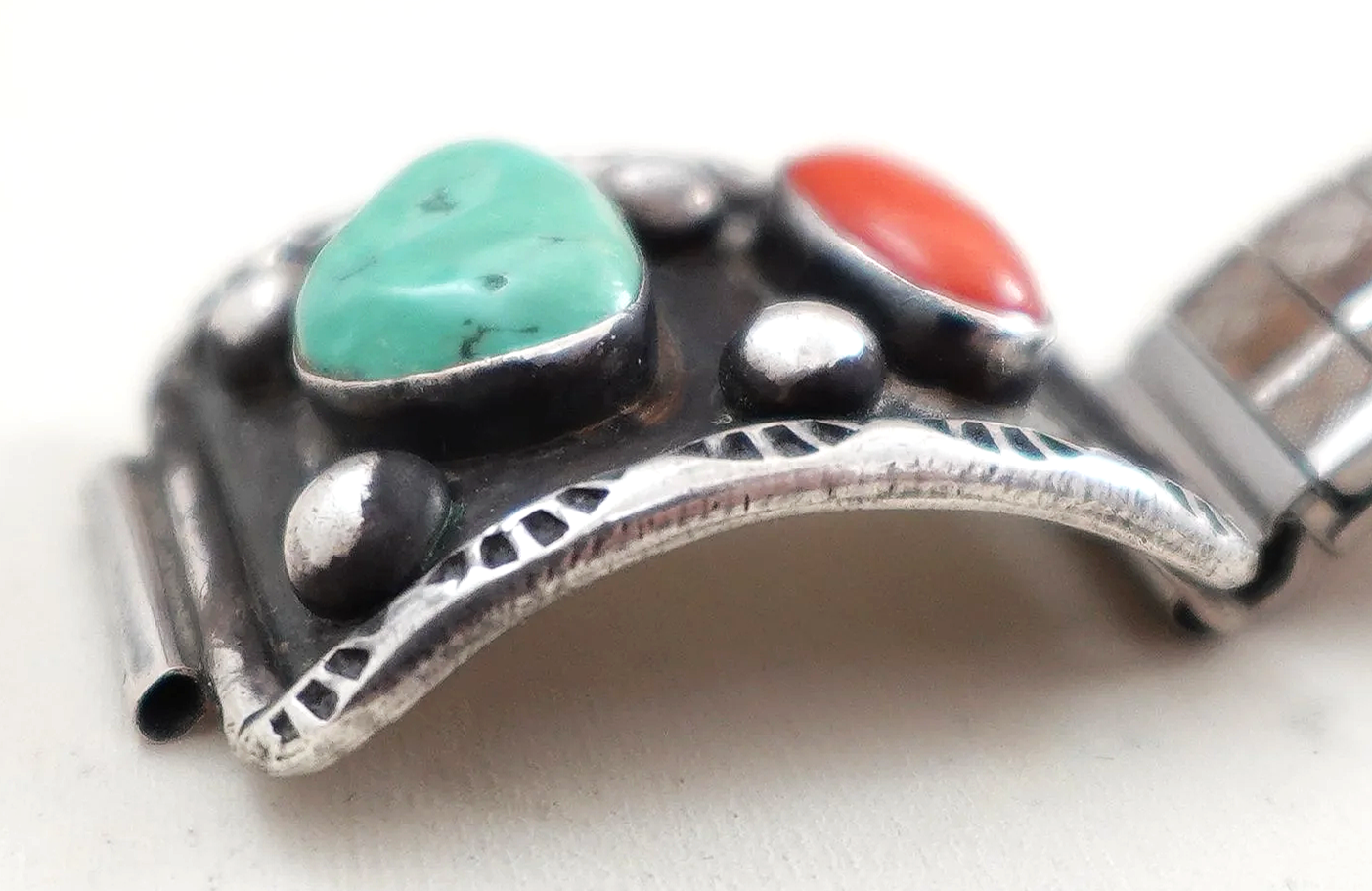 mens-vintage-navajo-turquoise-coral-silver-watchband-1078K-3.png
