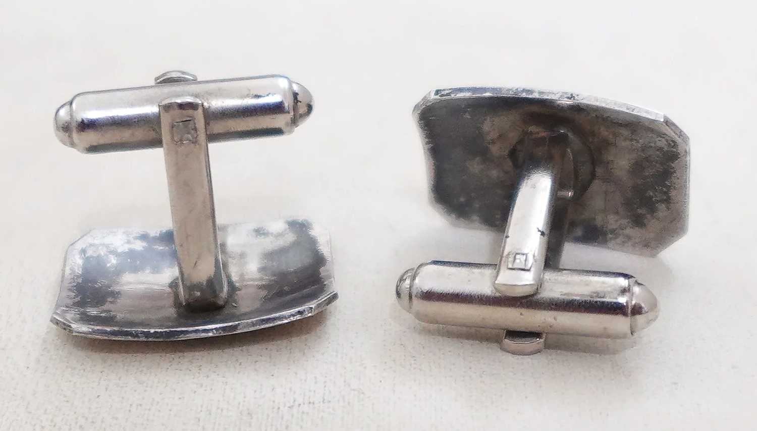 Vintage Navajo Sterling Silver Cufflinks —Cufflinks ~ Native