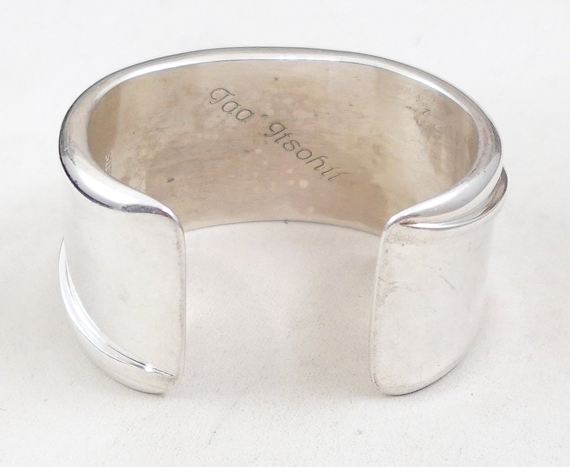 Vintage Wide Navajo Sterling Silver Bracelet —Men's and Women's