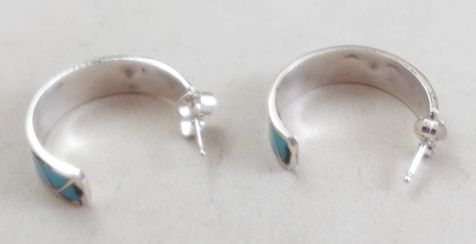 zuni-turquoise-inlay-silver-half-hoop-earrings-gasper-1079E-3.png
